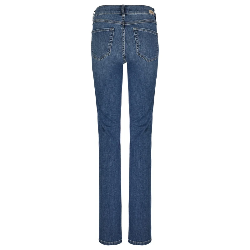 Dames Jeans LENI Angels MID BLUE DENIM