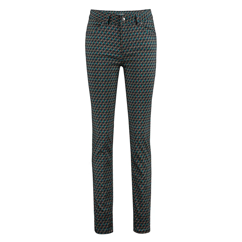 Dames Jeans Logan#graphic Sanne PETROL