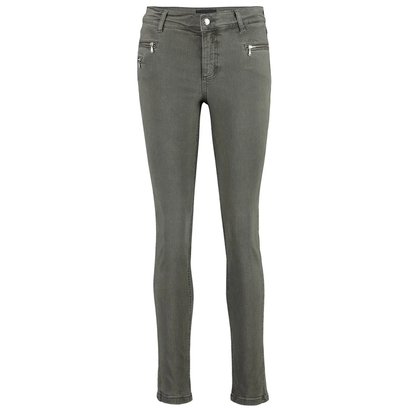 Dames Jeans Malu Zip Angels GREY DENIM