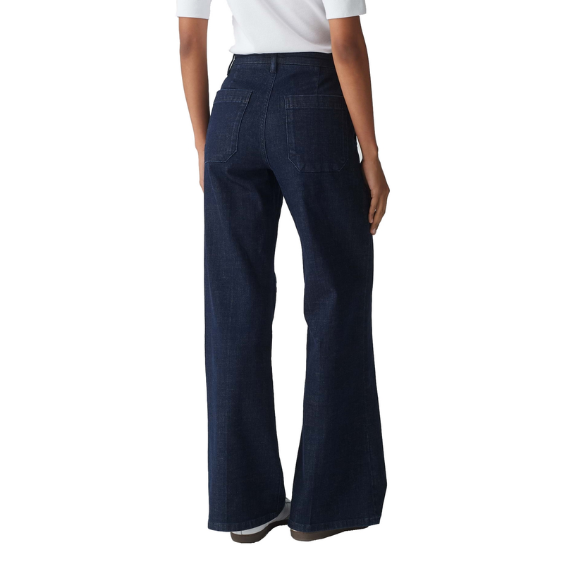 Dames Jeans Miva palazzo dynamic Opus DARK BLUE DENIM