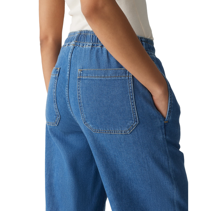 Dames Jeans Miva palazzo french Opus BLEU