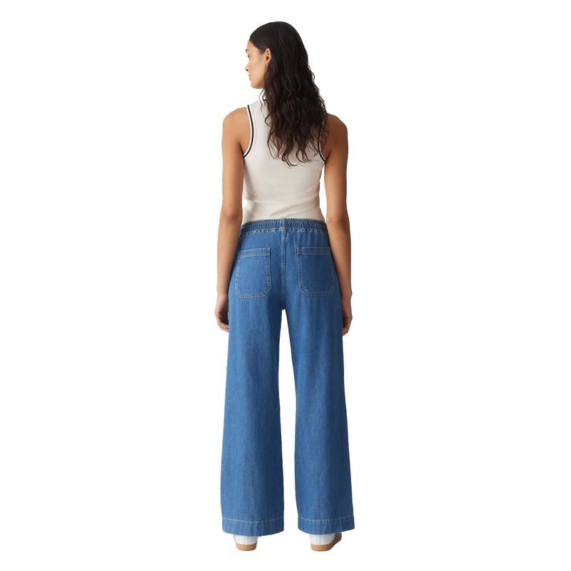 Dames Jeans Miva palazzo french Opus BLEU