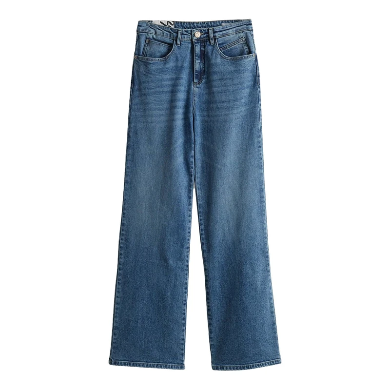 Dames Jeans Mivy fresh Opus MID BLUE DENIM