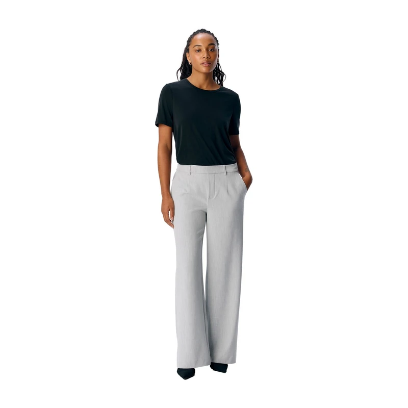 Dames Jeans OBJLISA Object LICHT GRIJS