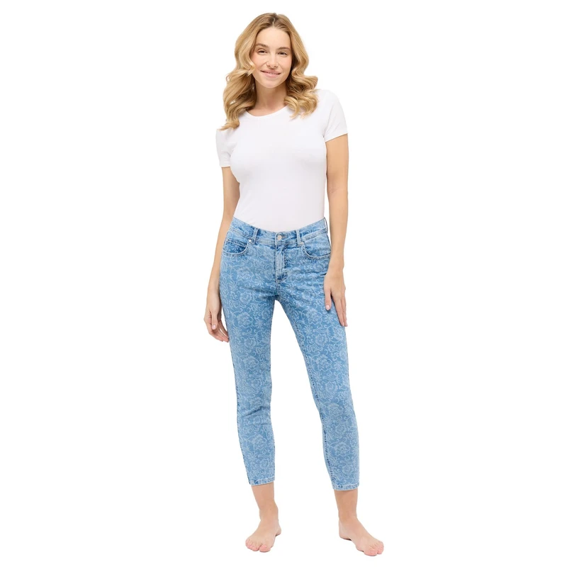 Dames Jeans ORNELLA 214680007 Angels MID BLUE DENIM