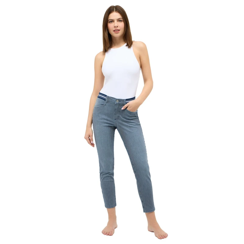 Dames Jeans Ornella Sporty 232688907 Angels STONE WASHED DENIM