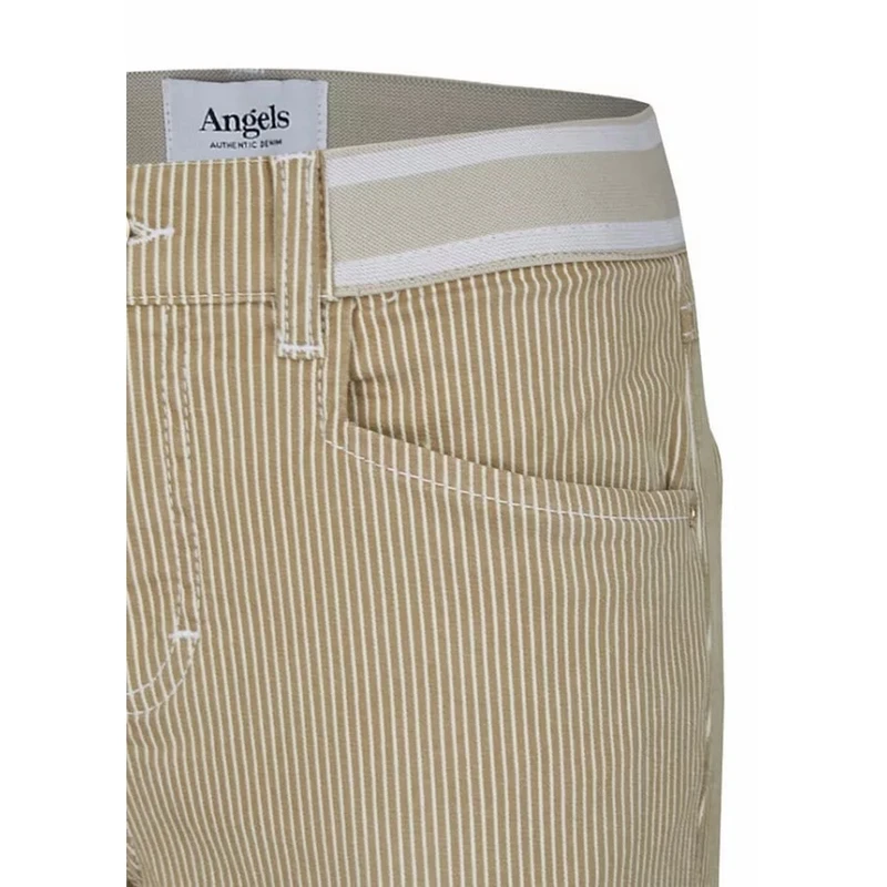 Dames Jeans Ornella Sporty Angels ZAND