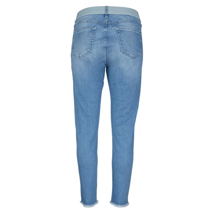 Dames Jeans OSFA Crop Fringe 399123900