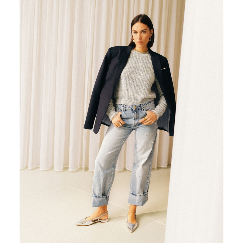 Dames Jeans PHEBE JOSH V MID BLUE DENIM