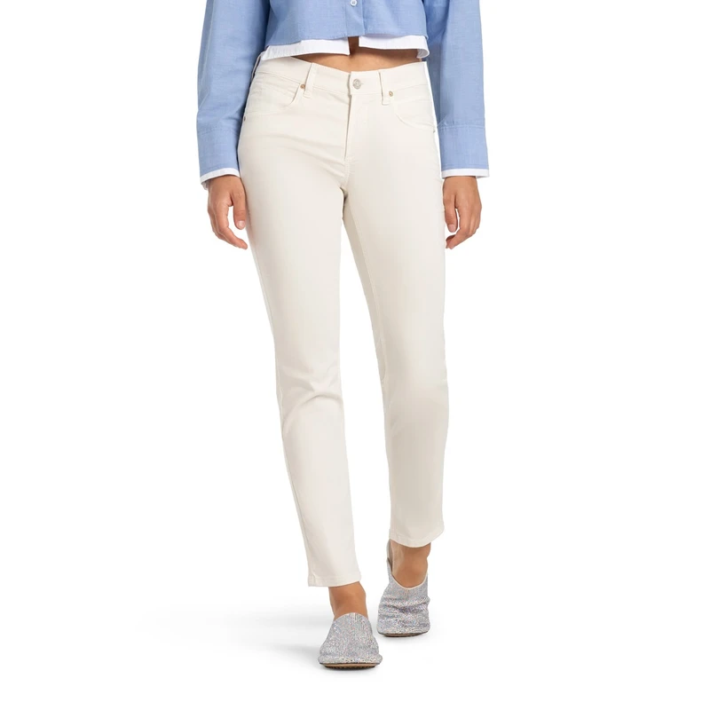 Dames Jeans Piper Cropped 7625-0063-00 Cambio ECRU