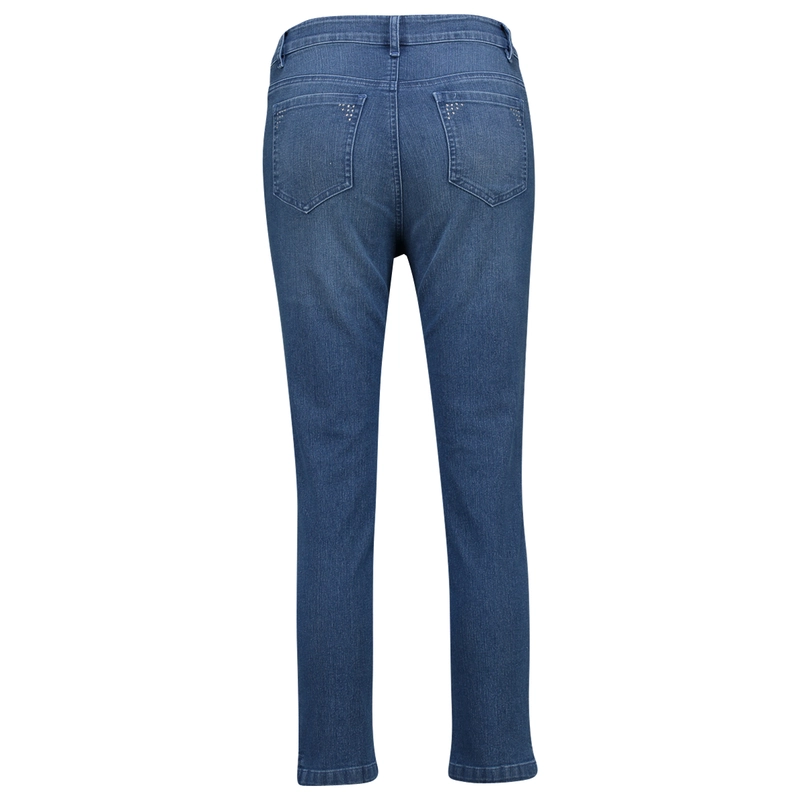 Dames Jeans PS#donatellaJeans 64 cm Sanne MID BLUE DENIM