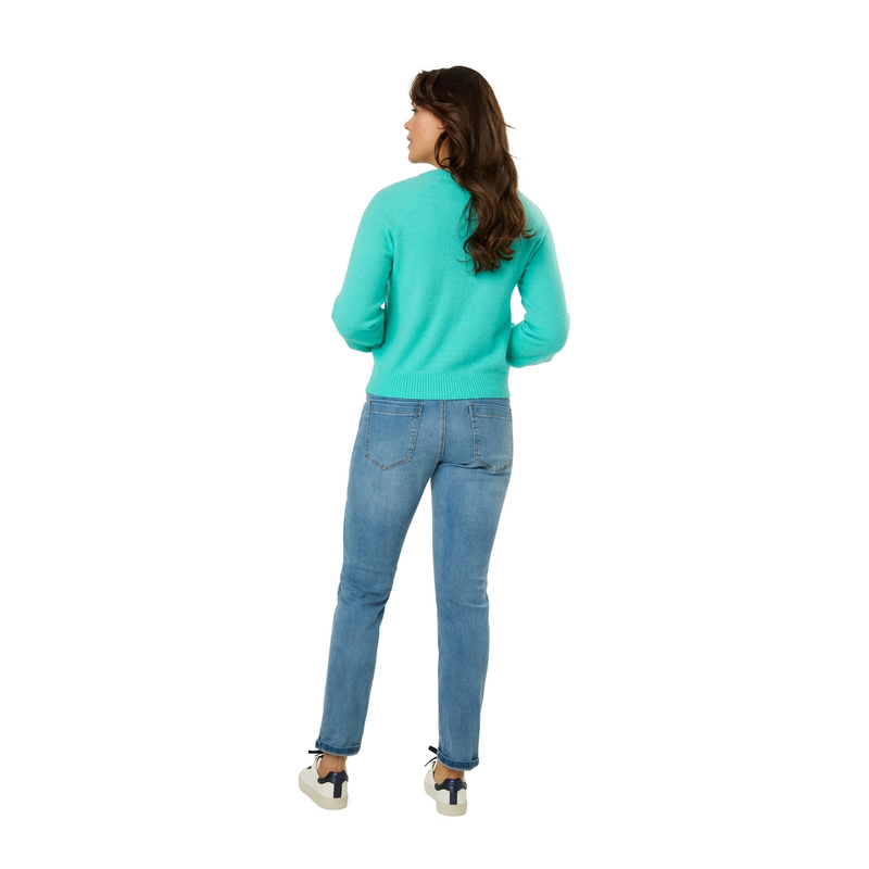 Dames Jeans Relax SVU 4447 Ivy & You MID BLUE DENIM