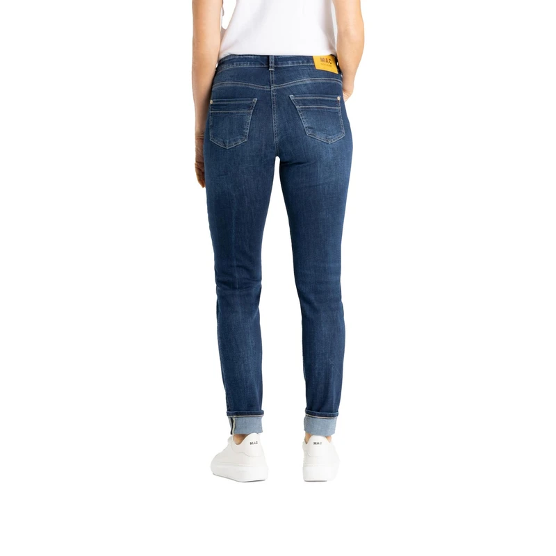 Dames Jeans RICH SLIM MAC DARK BLUE DENIM