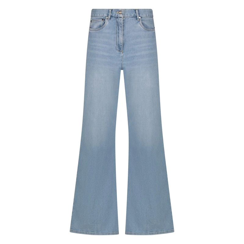 Dames Jeans RUBY PANTS Nukus BLEACHED BLUE DENIM