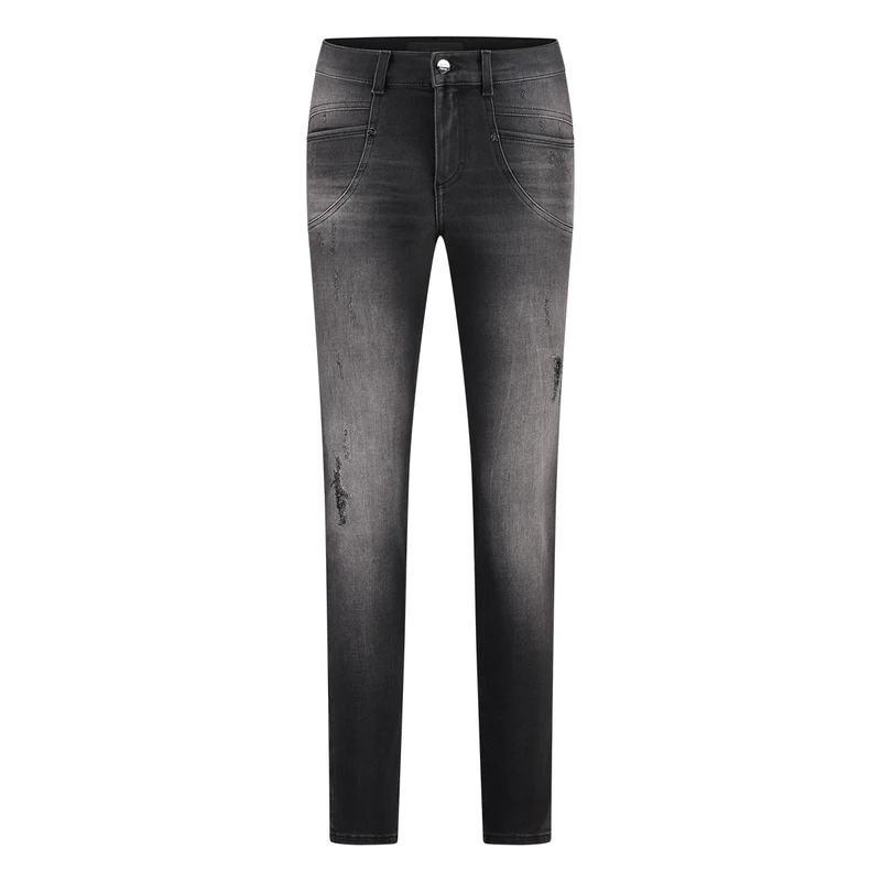 Dames Jeans SKINNY POCKET 350121730 Angels GREY DENIM