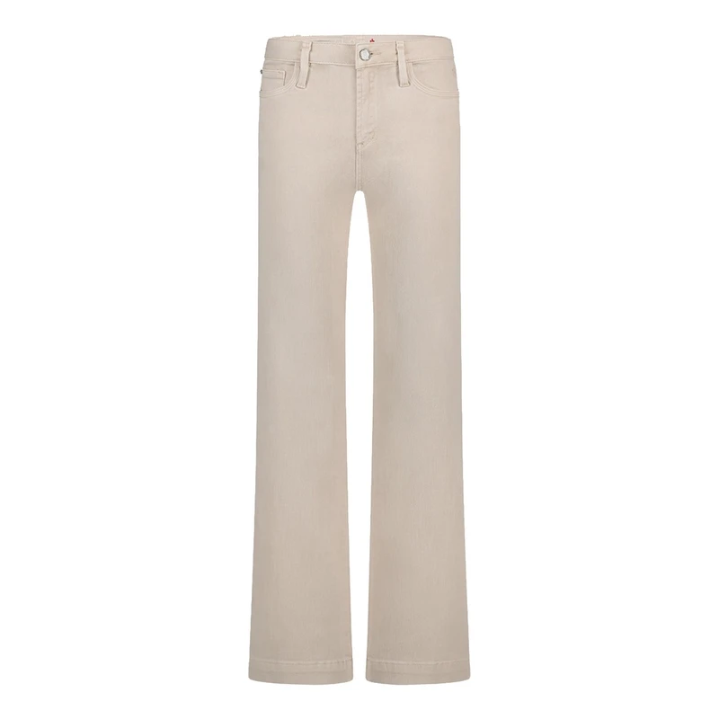 Dames Jeans Sophie straight FLOREZ ECRU