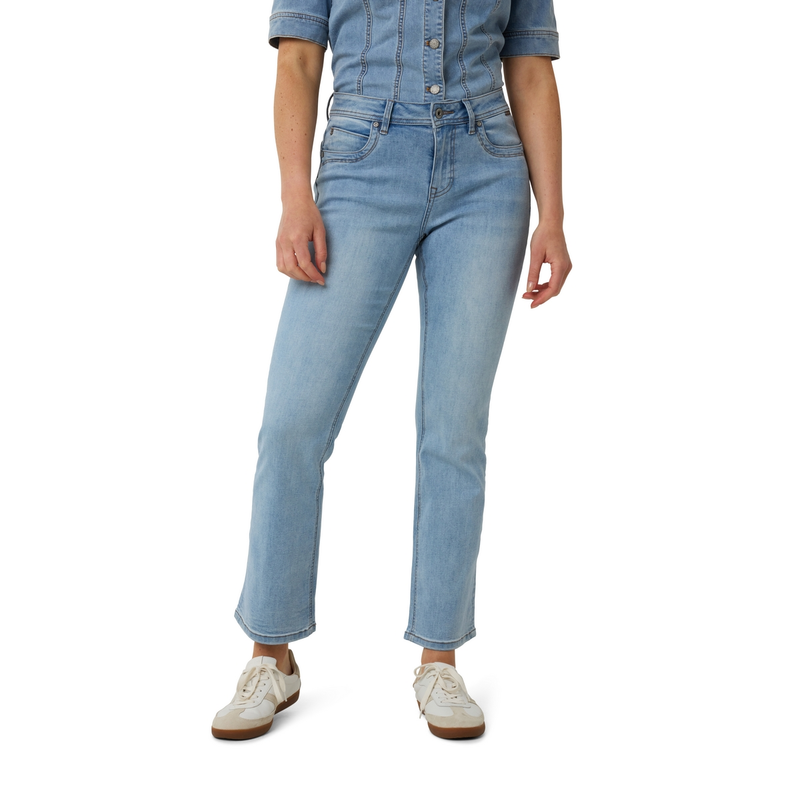 Dames Jeans SVU4426Babetteflaire Ivy & You BLEACHED BLUE DENIM