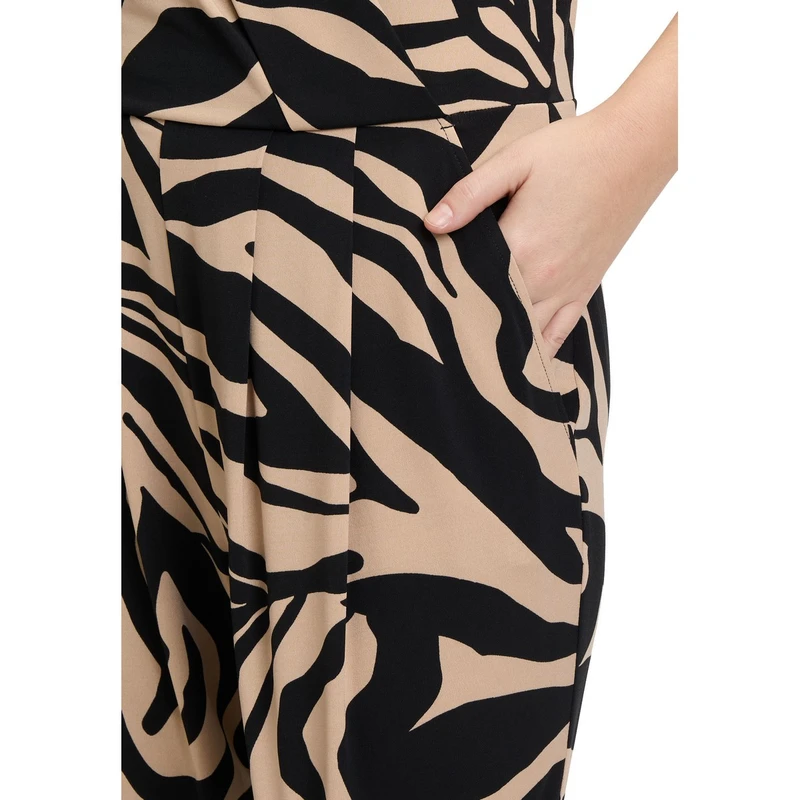 Dames Jumpsuit 60531224 Betty Barclay ZWART DESSIN