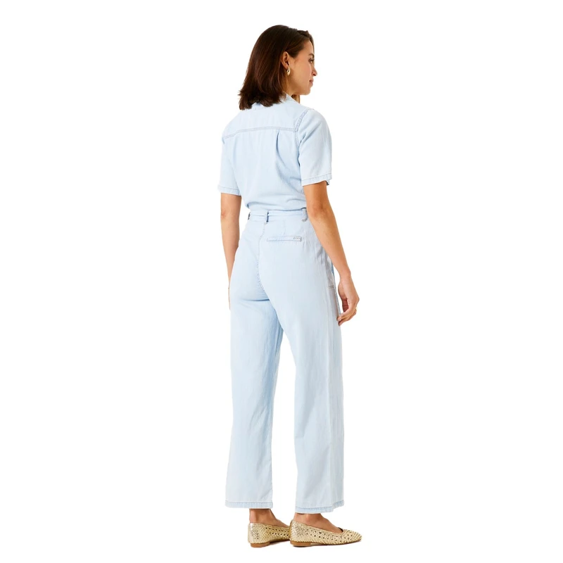 Dames Jumpsuit D50117 Garcia LIGHT BLUE DENIM