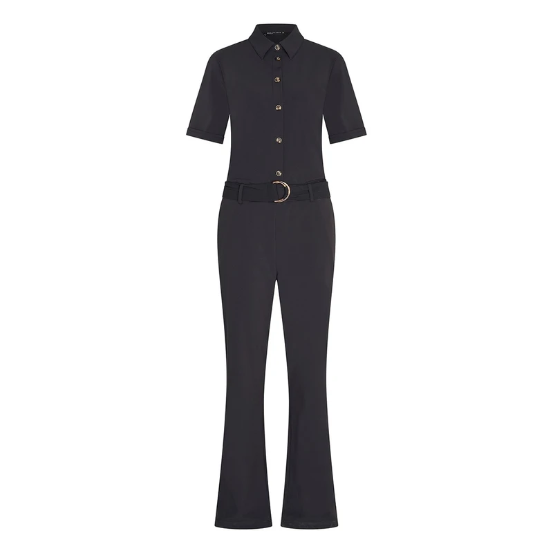 Dames Jumpsuit EX31-25139 Expresso ZWART