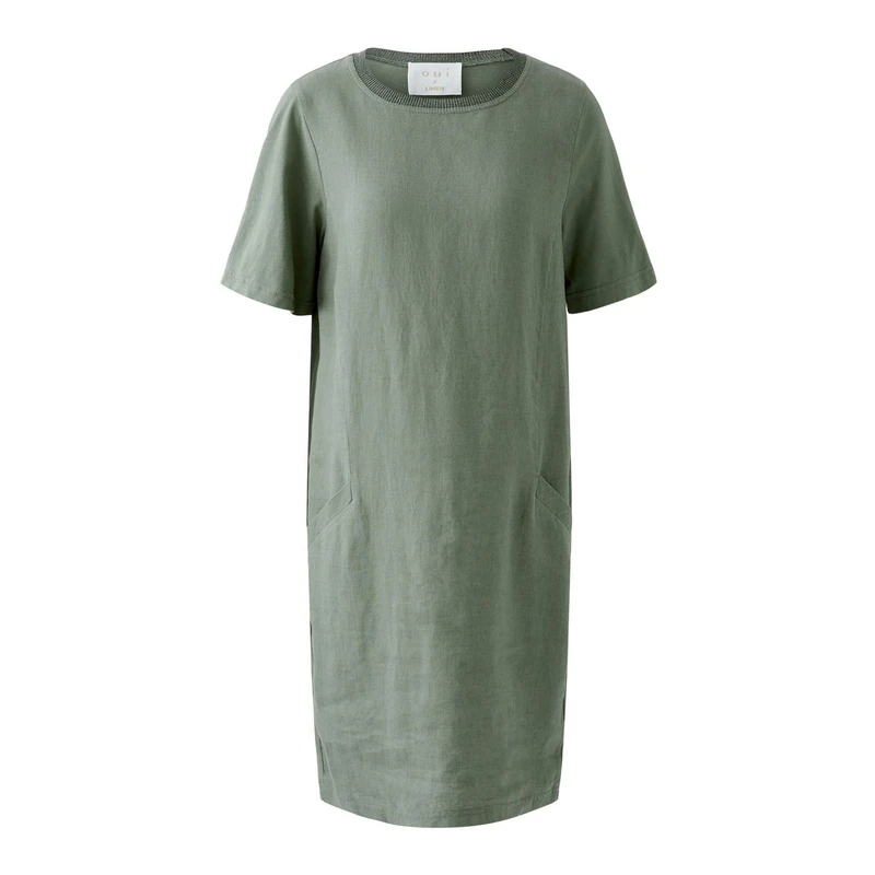 Dames Jurk 0092872 Oui KHAKIGROEN