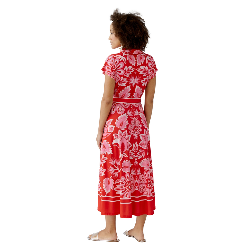 Dames Jurk 0093603 Oui ROOD DESSIN