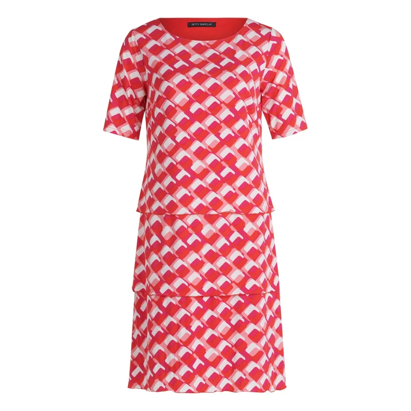 Dames Jurk 16521101 Betty Barclay ROOD DESSIN
