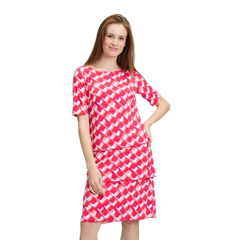 Dames Jurk 16521101 Betty Barclay ROOD DESSIN