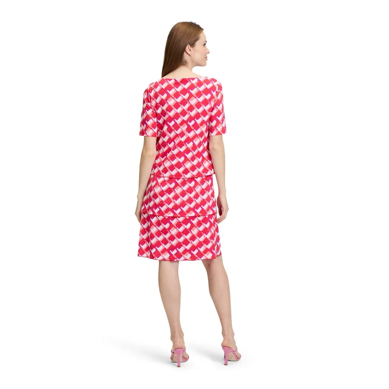 Dames Jurk 16521101 Betty Barclay ROOD DESSIN