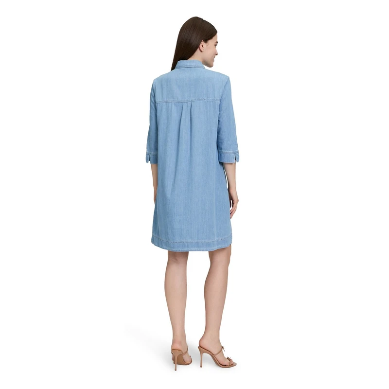 Dames Jurk 16921105 Betty Barclay BLEACHED BLUE DENIM