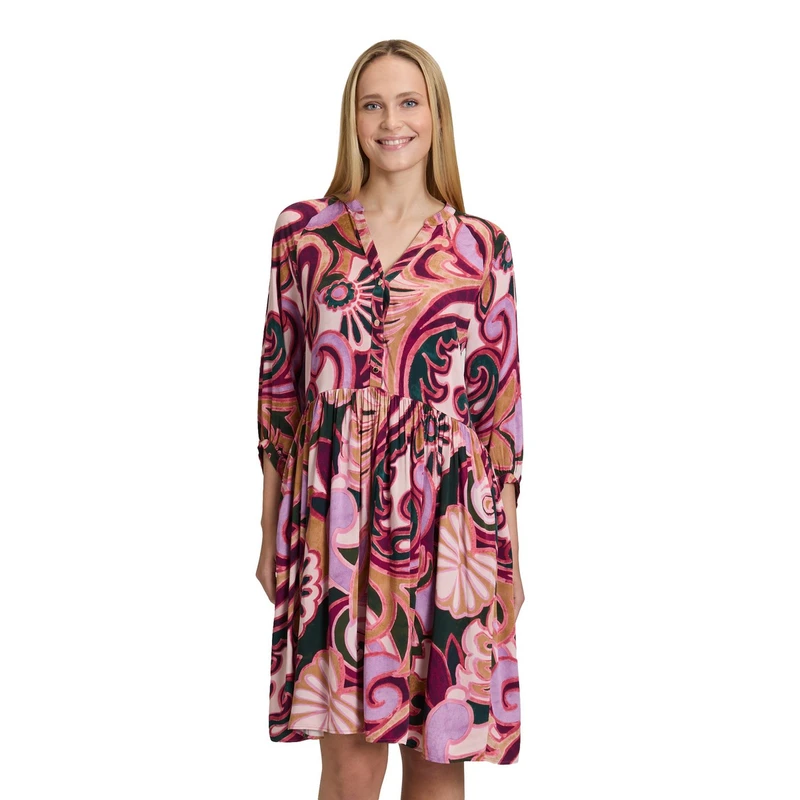 Dames Jurk 19007010 Cartoon PAARS DESSIN