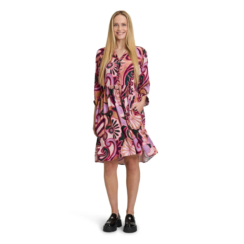 Dames Jurk 19007010 Cartoon PAARS DESSIN