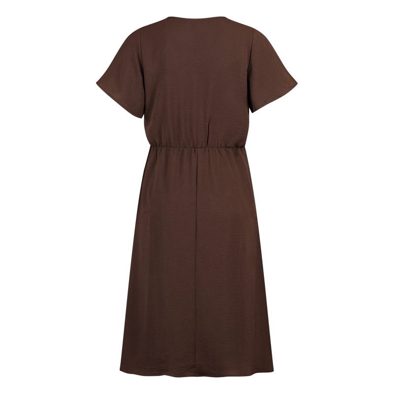 Dames Jurk 25078 Ivy & You MIDDEN BRUIN