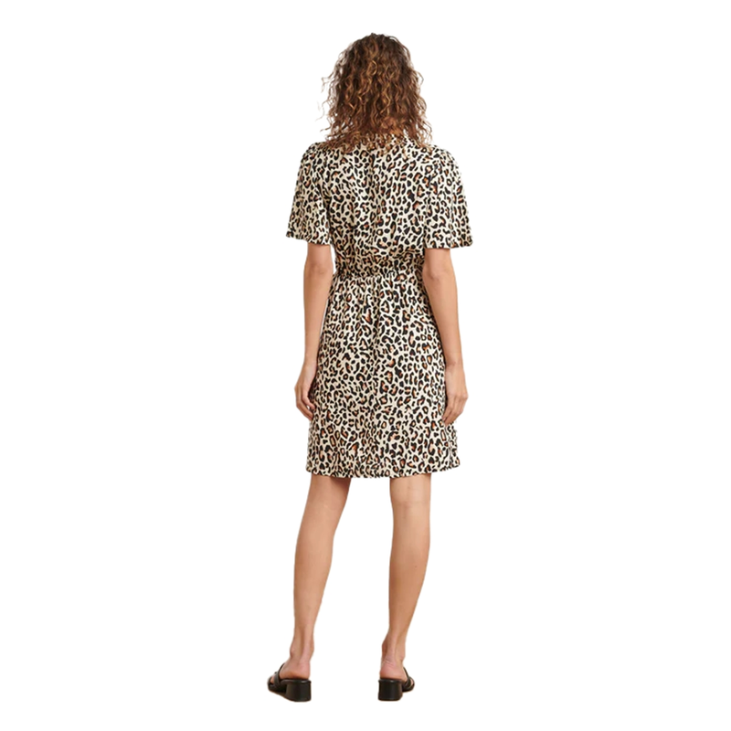 Dames Jurk 25426 Smashed Lemon BRUIN DESSIN