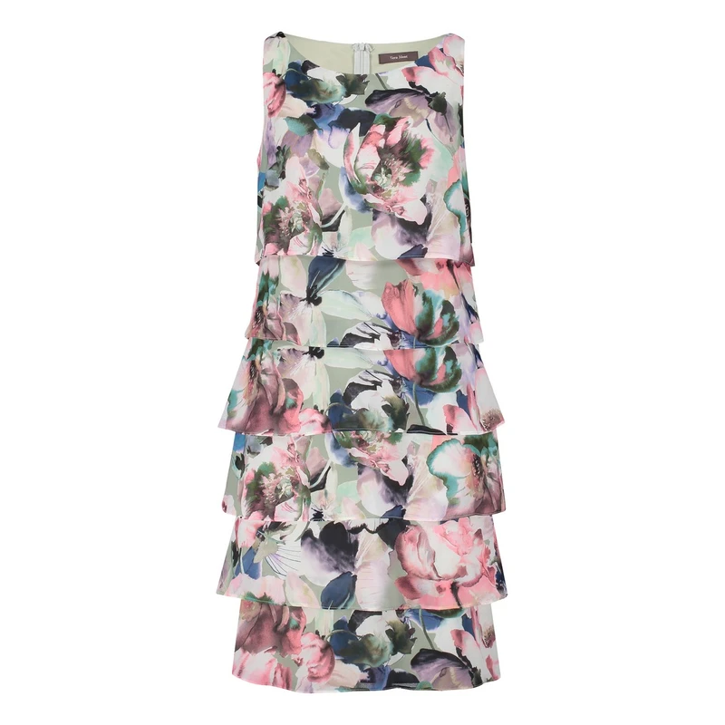 Dames Jurk 3384800 Vera Mont GROEN DESSIN