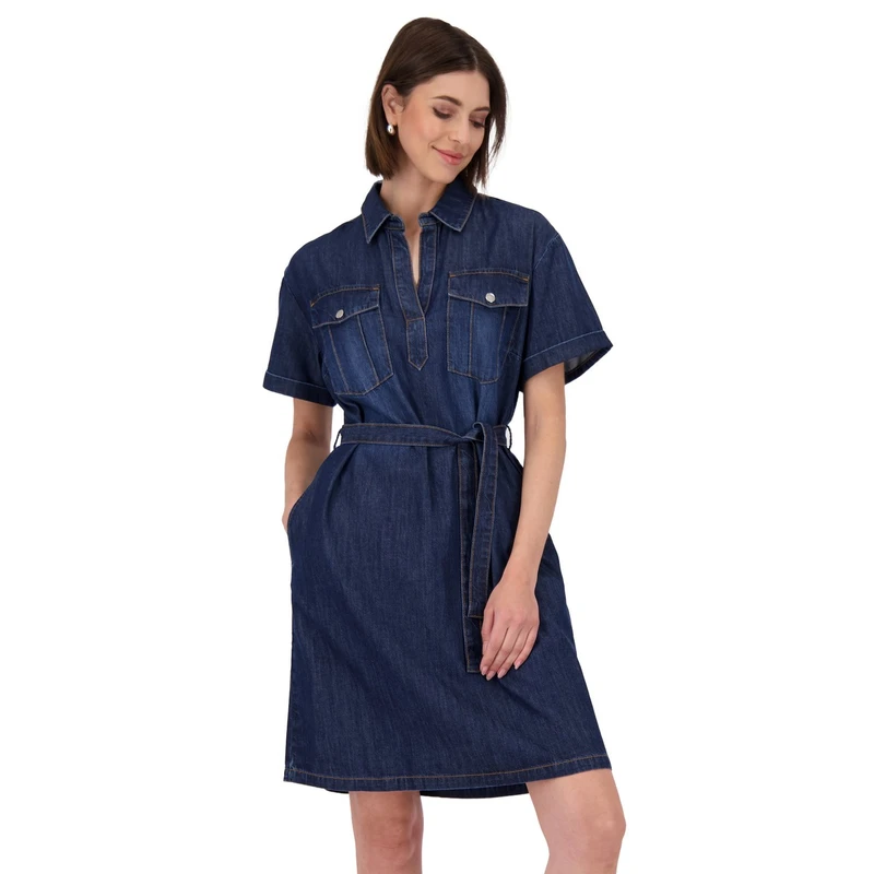 Dames Jurk 410057 Monari DARK BLUE DENIM