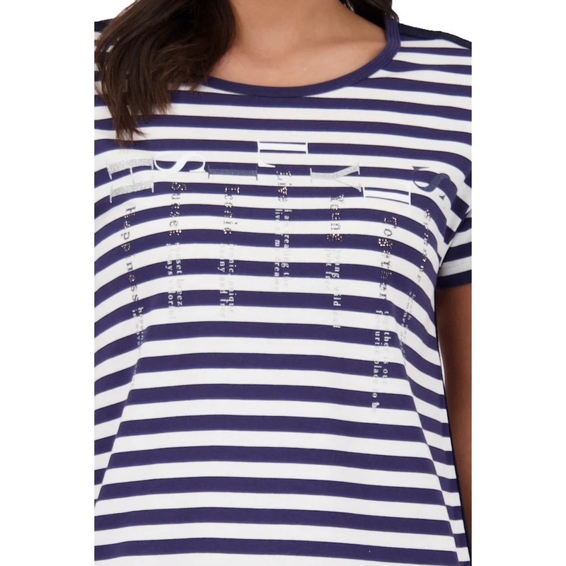 Dames Jurk 410069 Monari BLAUW DESSIN