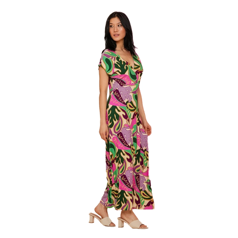 Dames Jurk 47135-60 JANE Geisha EMERALD