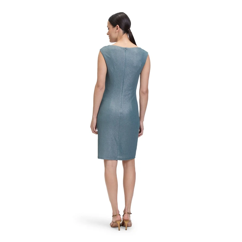 Dames Jurk 50374069 Vera Mont GROEN DESSIN