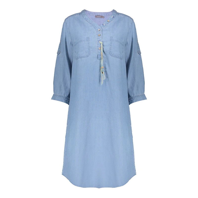 Dames Jurk 57001-10 Geisha MID BLUE DENIM