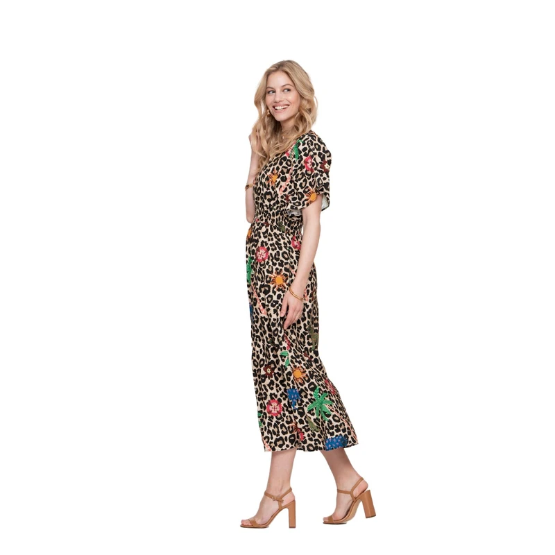 Dames Jurk 57348-20 Geisha ZAND