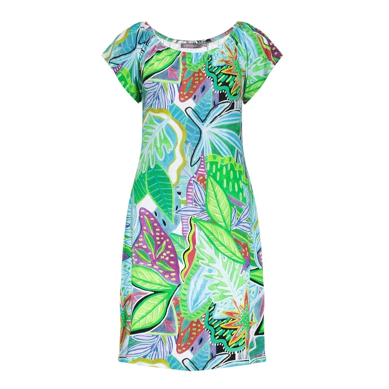 Dames Jurk 57363-60 MAY Geisha AQUA