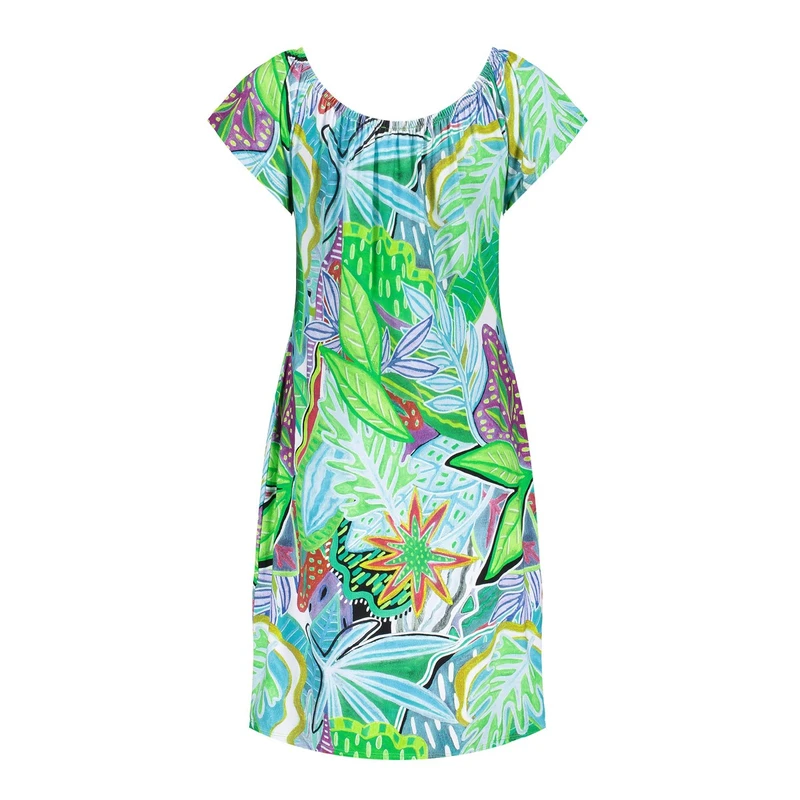 Dames Jurk 57363-60 MAY Geisha AQUA