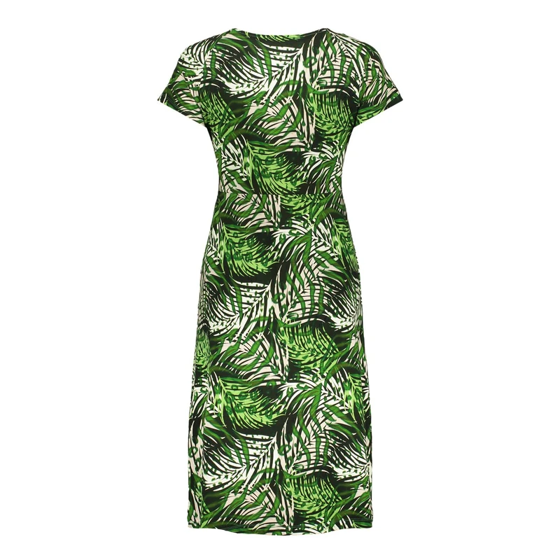 Dames Jurk 57366-60 JUNE Geisha GROEN DESSIN