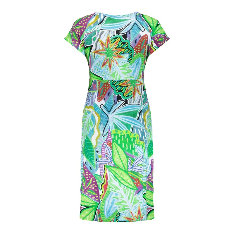 Dames Jurk 57366-60 JUNE Geisha AQUA