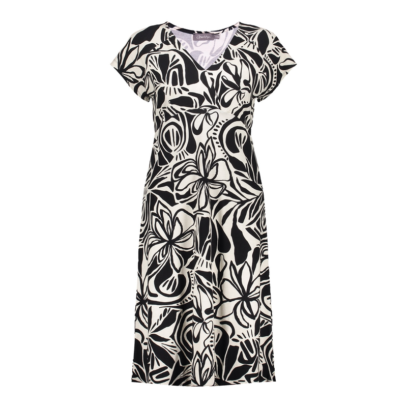 Dames Jurk 57366-60 JUNE Geisha ZWART