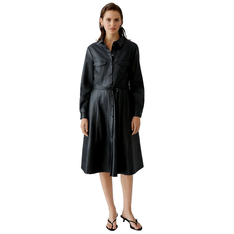 Dames Jurk 90635 Oui ZWART