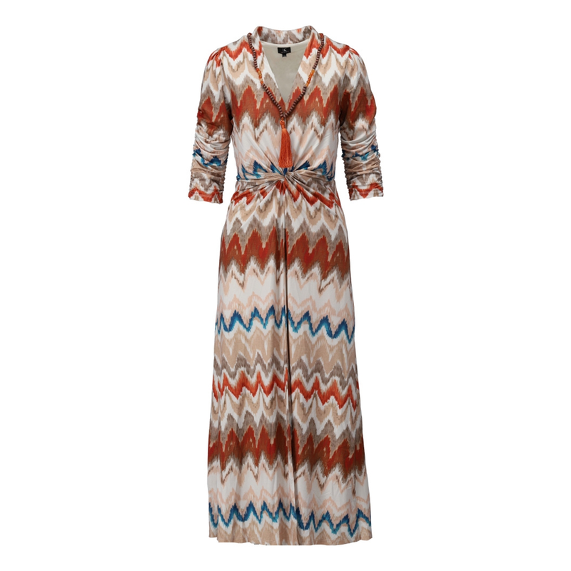 Dames Jurk A121 K-Design BRUIN DESSIN