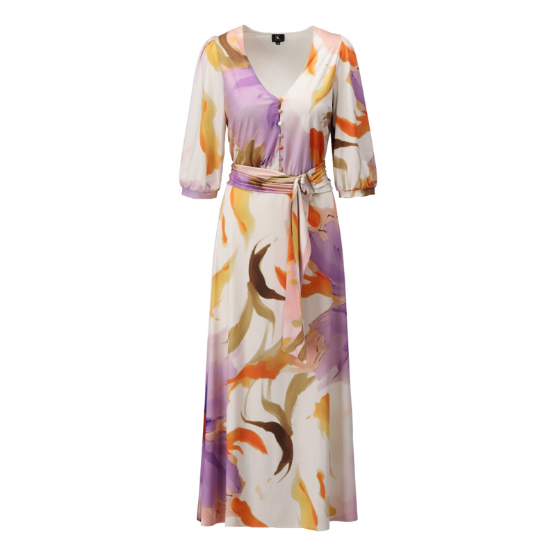 Dames Jurk A324 K-Design ORANJE