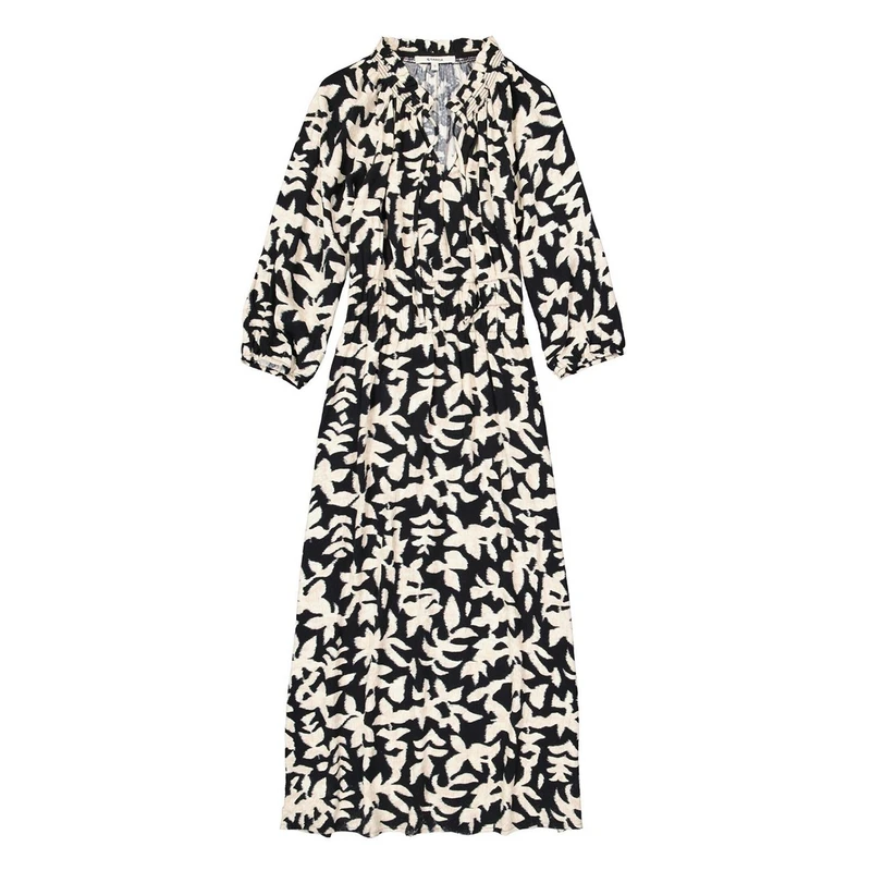 Dames Jurk B50080 Garcia ZWART